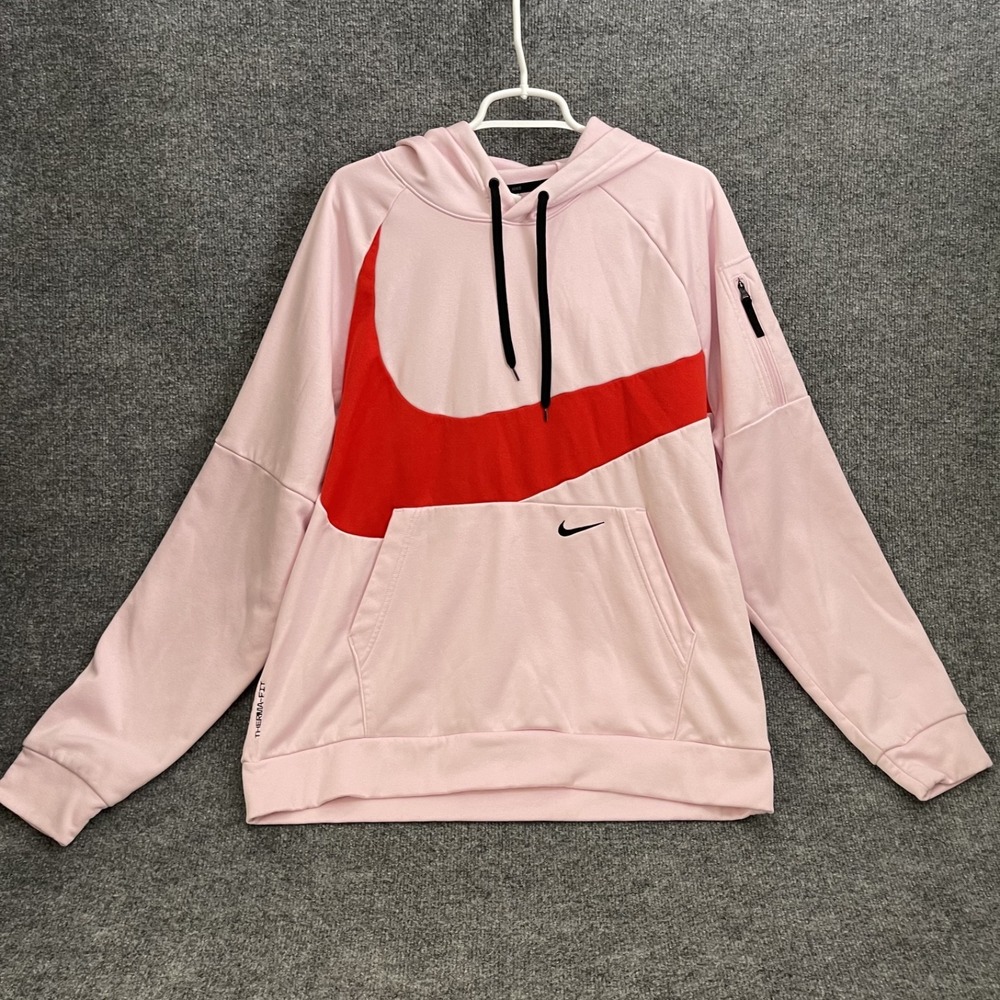 Nike Therma Fit Swoosh Training Hoodie Mens Sz Xl Pink DQ5401-663